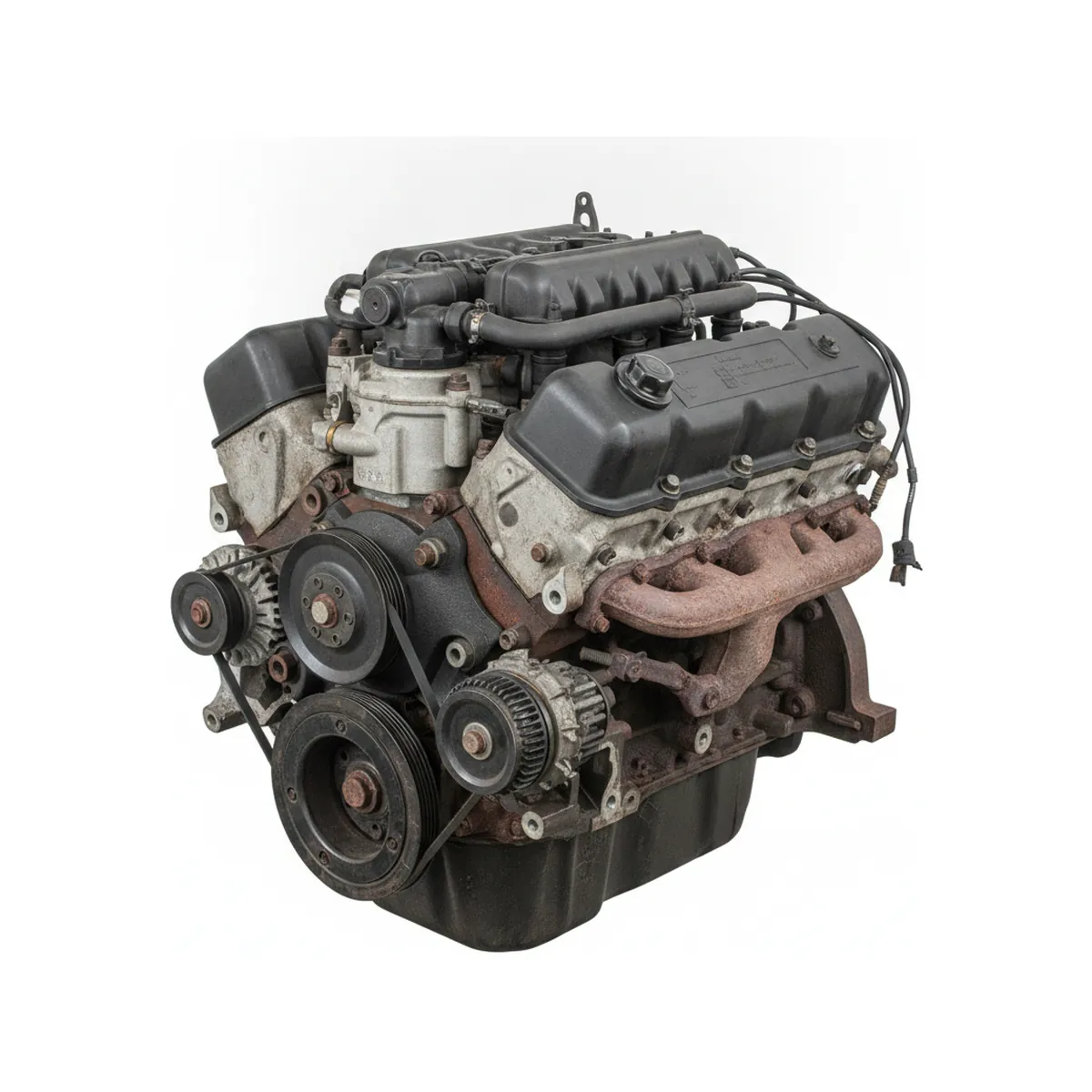 Moteur Ford Van E250 5.8L (VIN H, 8th digit, 8-351W), AIR in manifold Essence 1996 OEM