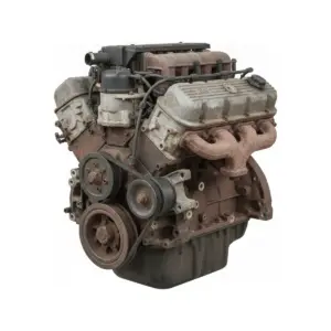 Moteur Ford Van E350 5.8L (VIN H, 8th digit, 8-351W), AIR in manifold Essence 1996 OEM