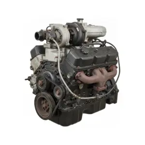 Moteur GMC Suburban2500 6.5L (8-395, VIN F, 8th digit, turbo diesel), 25mm oil cooler line nut Diesel 1997 OEM