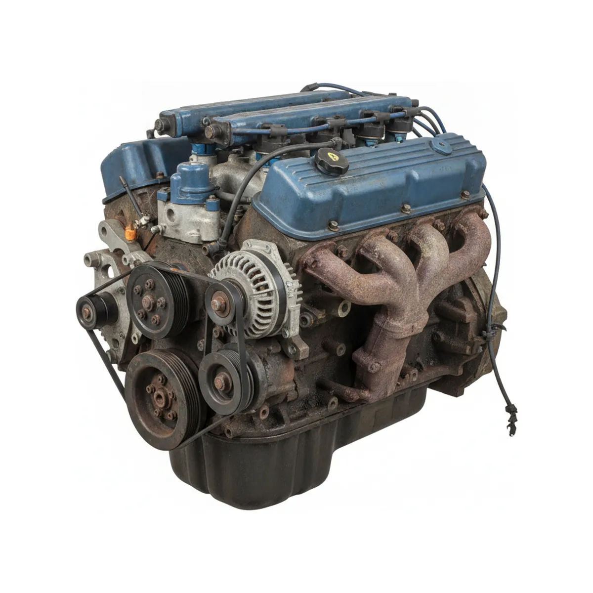 Moteur GMC Truck2500 Series 8-350 (5.7L, VIN K, 8th digit), CNG Essence 1992 OEM