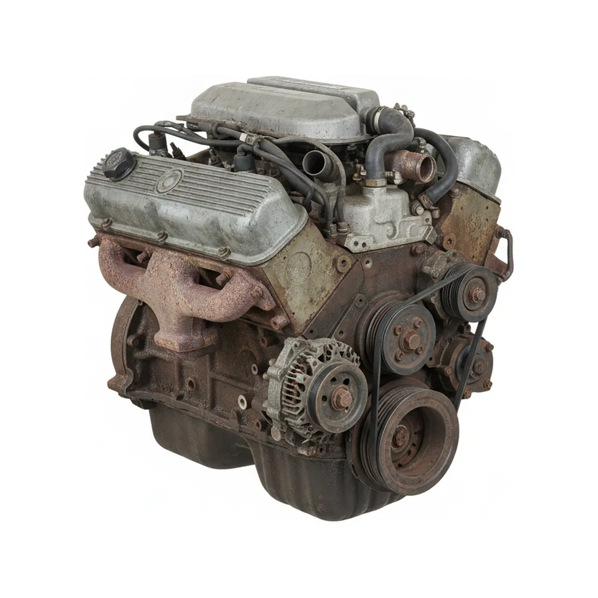 Moteur GMC Truck3500 Series 8-379 (6.2L, VIN J, 8th digit, diesel), model VIN R/V (5th digit), MT Diesel 1991 OEM