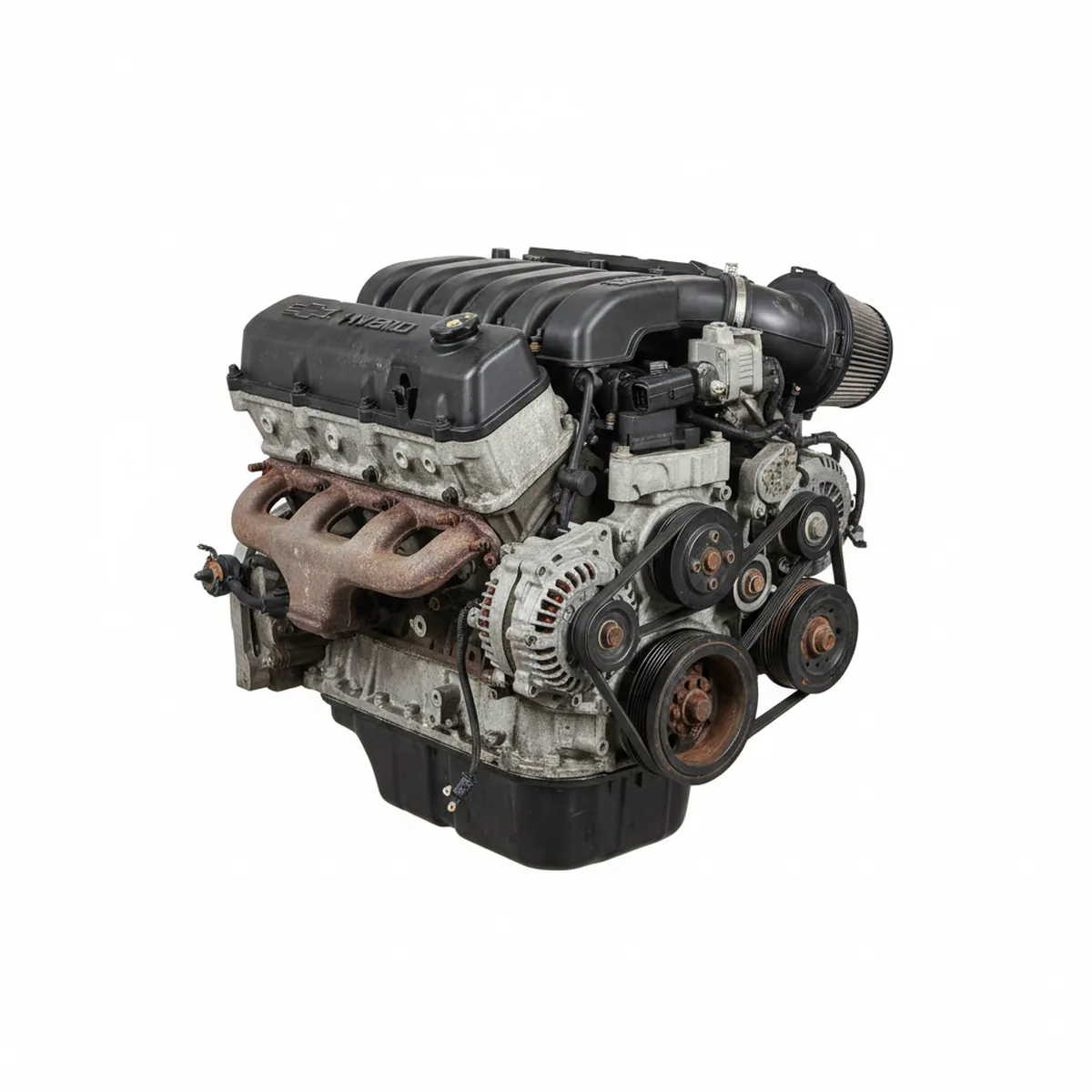 Moteur GMC Truck-Sierra 1500 6.0L (VIN J, 8th digit, opt LZ1, Hybrid) Essence 2012 OEM
