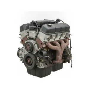 Moteur GMC Van Savana 3500 4.3L (VIN W, 8th digit, 6-262), ID ABC (standard bell housing bolts) Essence 1999 OEM