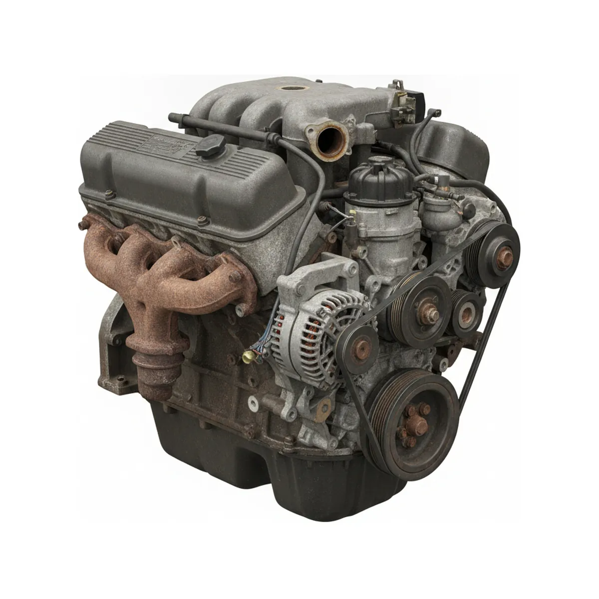 Moteur Ram Truck 2500 Series 8-318 (5.2L, VIN Y, 8th digit), EGR valve hole Essence 1996 OEM